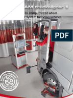 Wireless computerized wheel alignment system for heavy vehicles