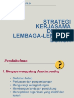 Strategi Kerjasama Donor PDF