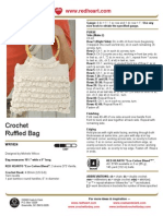 Crochet Ruffled Bag