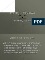 Facing Interviews