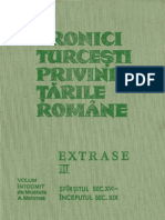 Cronici Turcesti Despre Tarile Romane Vol. 3