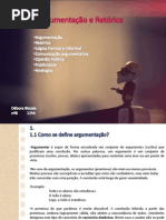 Argumentação e retórica trabalho