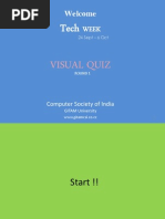 Visual Quiz Round 1