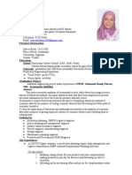 Female Data Entry Engineer CV/Resume Sample