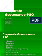 Corporate Governance-PSO: Presented By: Syed Azeem Rizvi Akhtar Rasool Omer Tahir Ayaz Qayyum Rizwan Asghar