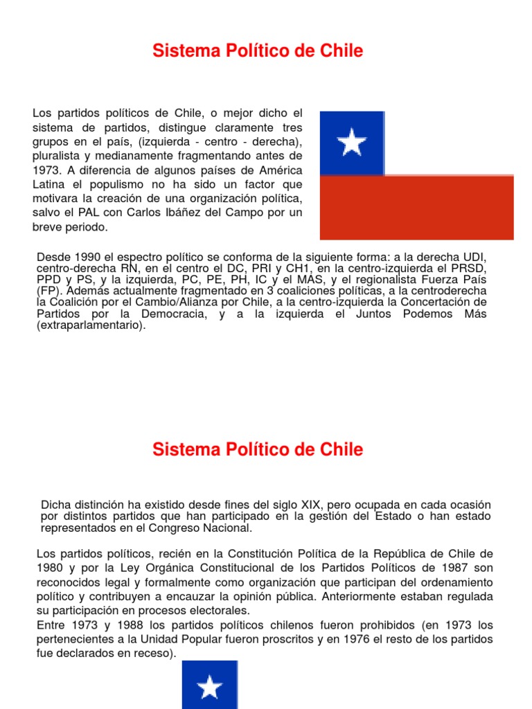SISTEMA DE GOBIERNO DE CHILE ACTUAL intelligence overview