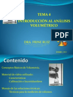 Tema 4. Introduccion Al Analisis Volumetrico