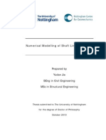 Numerical Modelling of Shaft Lining Stability