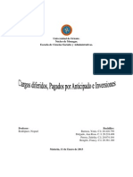 Inversiones, Pagados Por Anticipado y Cargos Diferidos