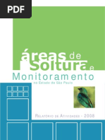 áreas de soltura e monitoramento no estado de são paulo