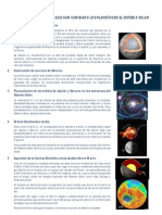 Diez Grandes Catástrofes Que Han Cambiado Los Planetas en El Sistema Solar