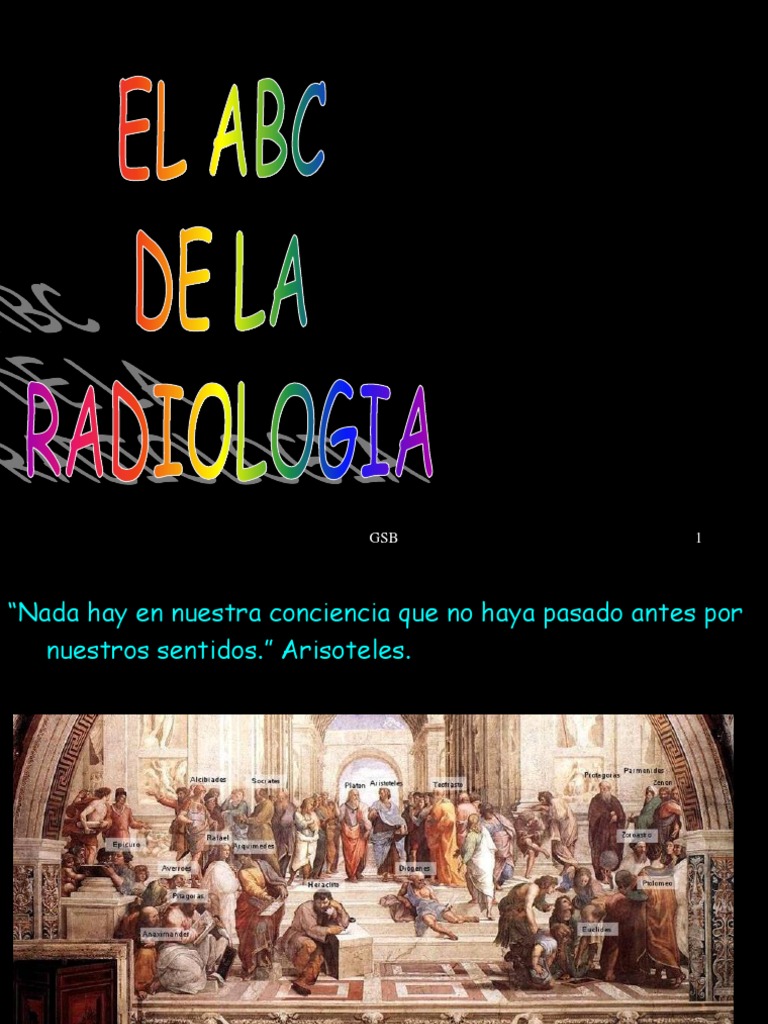 ABC de Radiología y Rayos X | PDF | Rayo X | Percepción visual