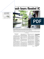 Bush tours flooded IC