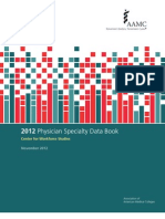  2012 Physician Specialty Data Book