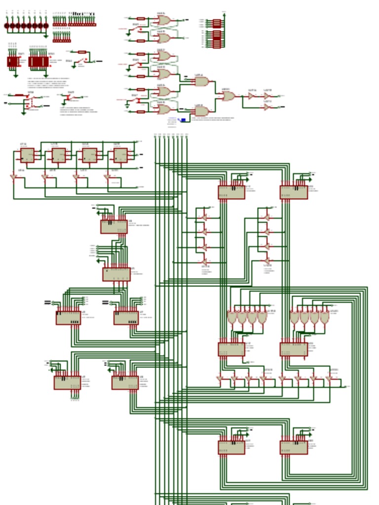SAP-1 Simple as Possible Computer Schematic Diagram