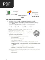 Ficha 1 - introdução a probabilidades