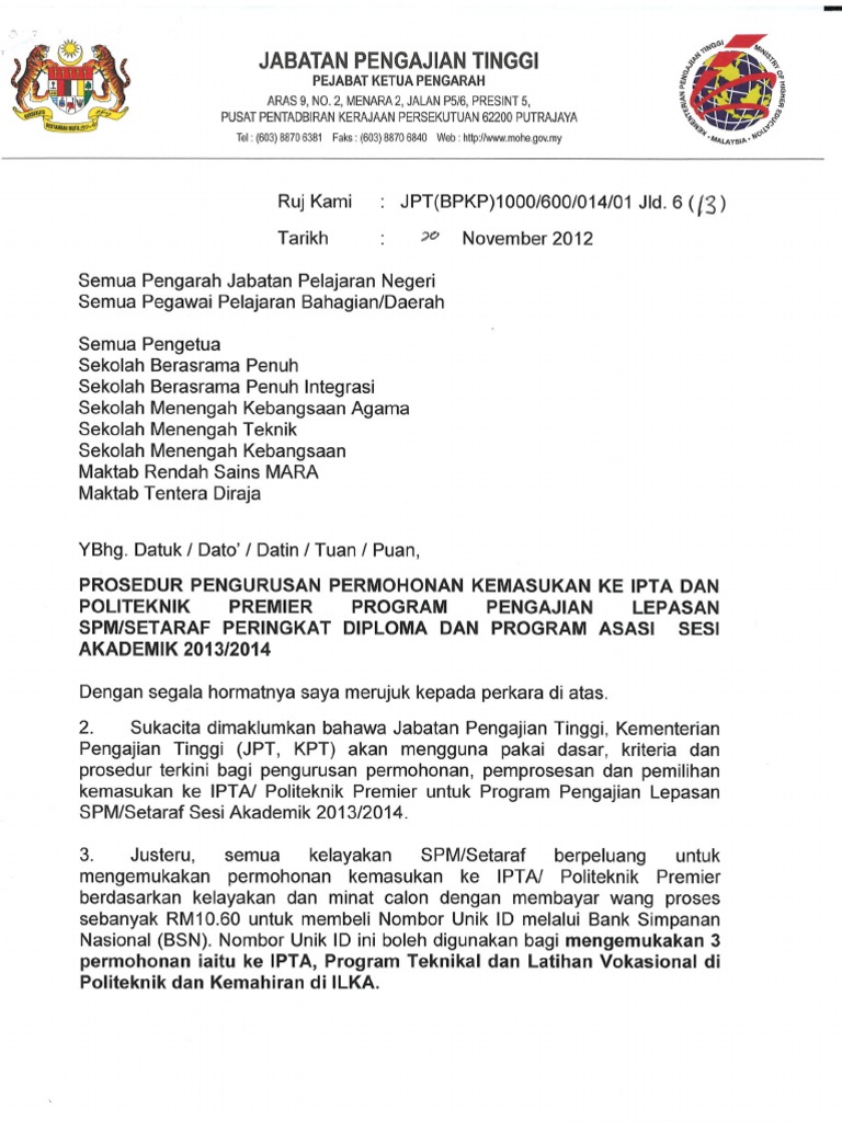 Syarat Kemasukan Uitm Lepasan Spm : Biasiswa Kewangan untuk Lepasan SPM