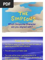 Simpsons Characters' MBTI Types | PDF | Fox Network Shows | The ...