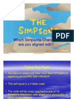 Personality Test - Simpsons