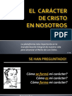 El Caracter de Cristo en Nosotros