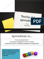 Teorías del aprendizaje