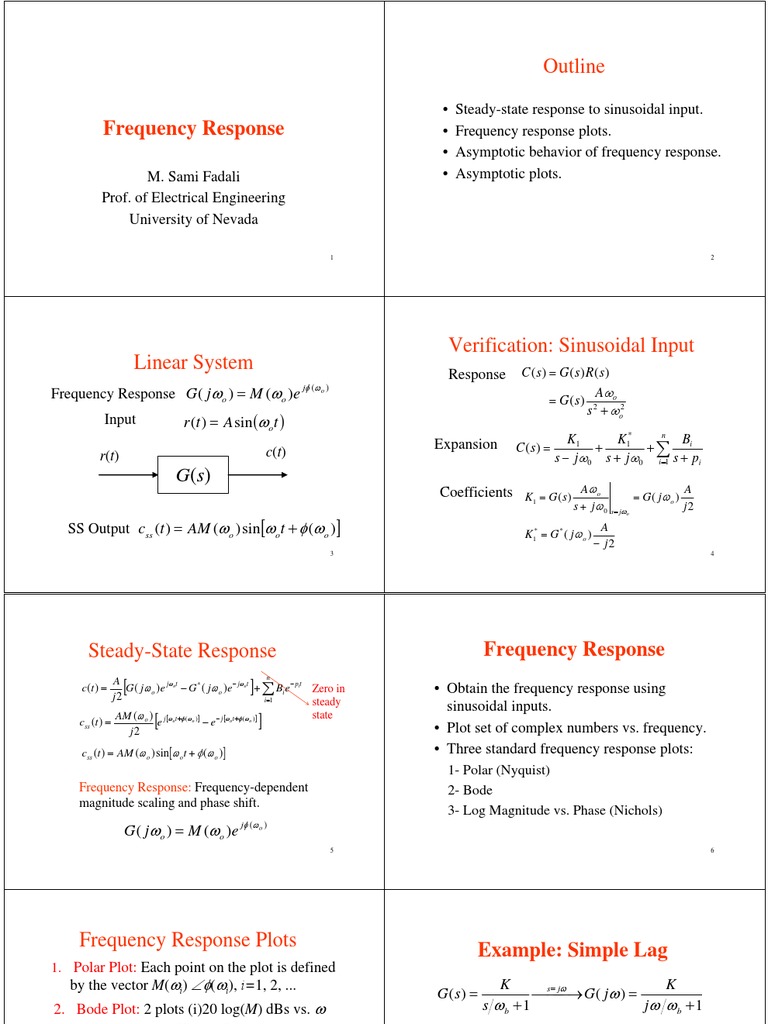 Understanding Frequency Response Analysis | PDF | Science & Mathematics