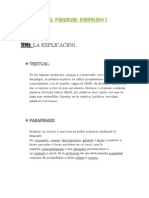 Apuntes Textual, Parafrasis, Esquematico y Evaluativo