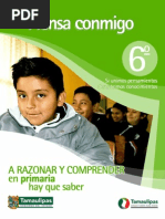 Piensa Conmigo 6to Primaria Tamaulipas 2012 2013
