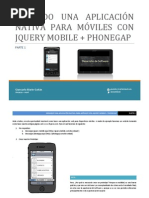 Download Creando una aplicacin multiplataforma para mviles con jquery y phonegap -  parte 1 by Gian Marn SN122534911 doc pdf