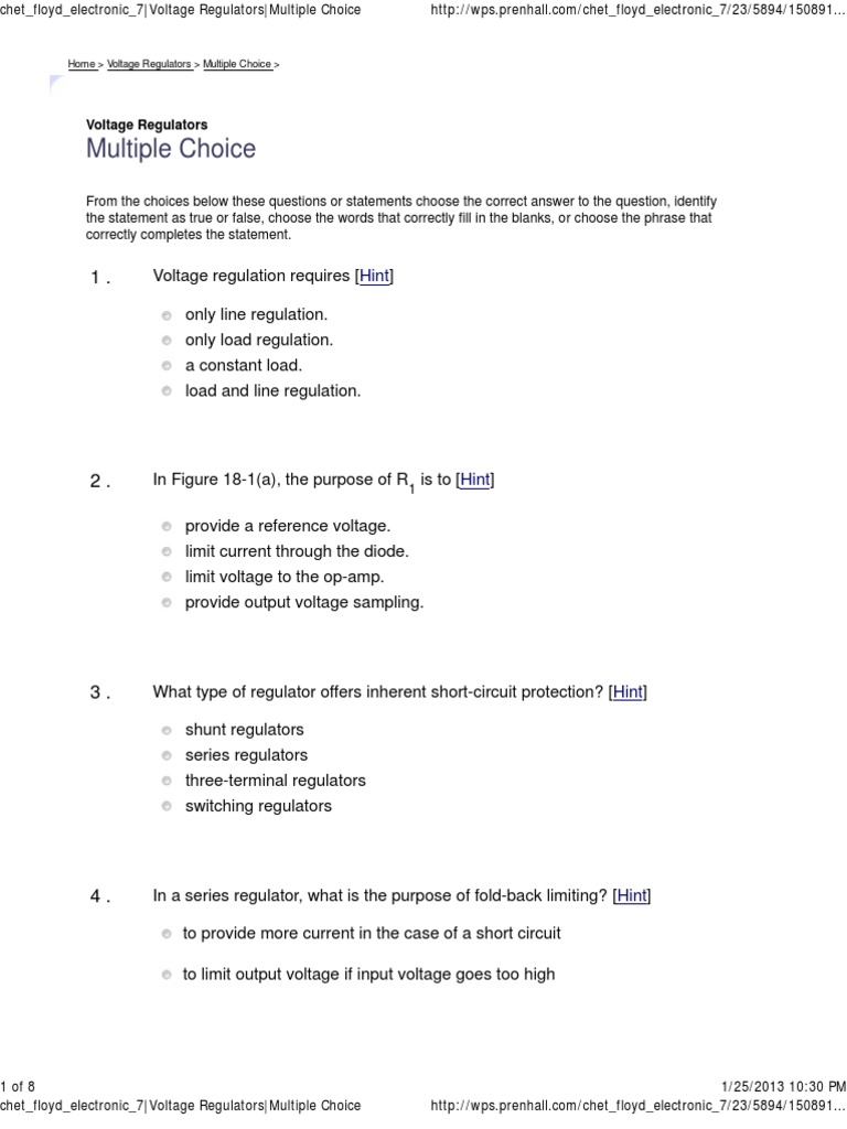 Floyd Chapter 18 Electronic Circuits Electrical Engineering