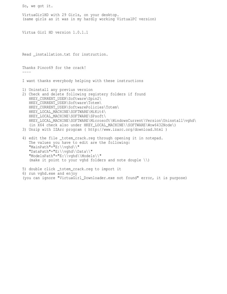 Virtual Girl HD Crack | PDF
