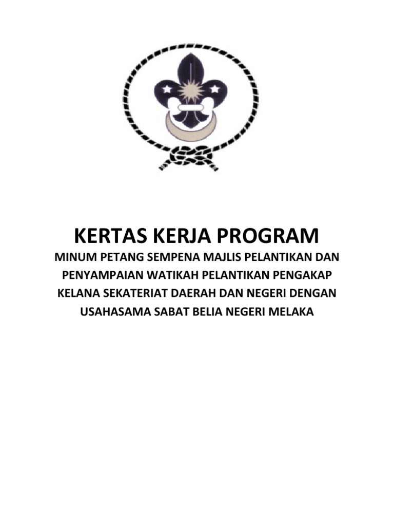 Kertas Kerja Program | PDF