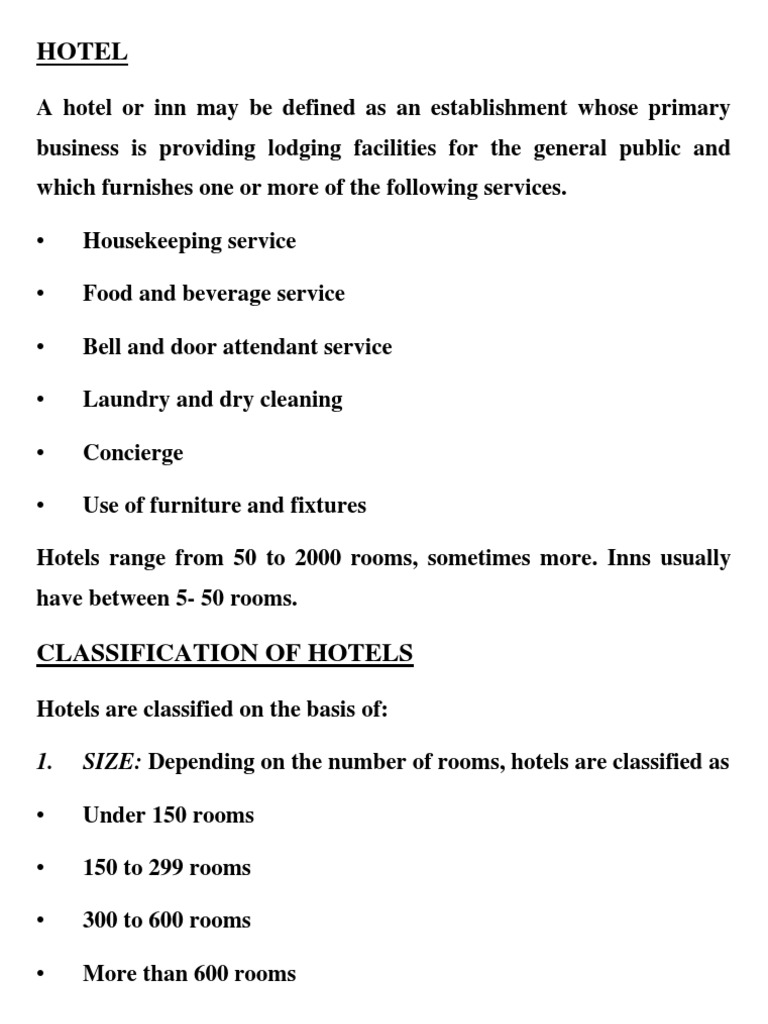 Unit 1 Hotel Resort
