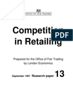 Competition in retailing