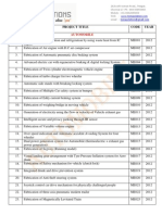 Automobile Hydraulic & pneumatic titles 2012