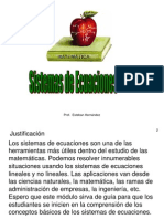 Sistemas de Ecuaciones: Conceptos Básicos y Métodos de Resolución