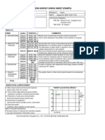 Supplier Process Survey Check Sheet (Paints) : Results Items Auditor POINTS (%) Comments