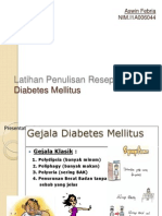 Latihan Penulisan Resep: Diabetes Mellitus