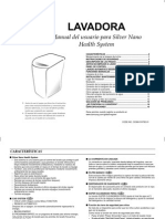 Manual Lavarropas Samsung Wa13ra PDF