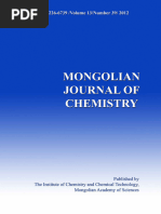 Download Mongolian Journal of Chemistry by scribdsuren SN122571393 doc pdf