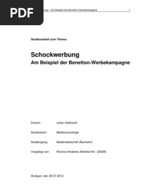 Schock Werbung