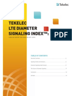 Tekelec DiameterSignalingIndex WP 2012Oct