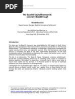 The Basel III Capital Framework: A Decisive Breakthrough: Hervé Hannoun