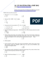 Download KUMPULAN SOAL UN SMP MATEMATIKA by adhyatnika geusan ulun SN122585737 doc pdf