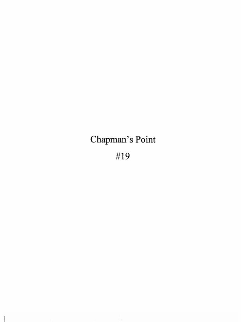 19 Chapman's Point PDF Nature