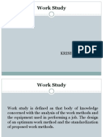 Work Study: Presented by Krishna Prasad.V