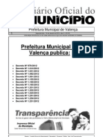 Diario Oficial Do Municipio de Valenca Bahia Edicao 610