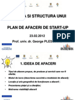 Viziunea Si Structura Unui Plan de Afaceri de Start-Up