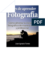 Antes de Aprender Fotografia Juan Ignacio Torres