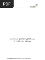 Fleet Vehicle GSM/GPRS/GPS Tracker FL-2000G User's Manual